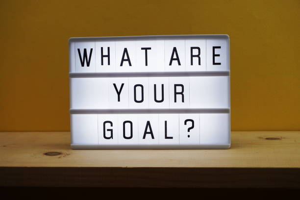 istock What Your Goal? word in light box 1220485412