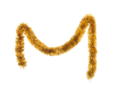 Tinsel Christmas decoration.