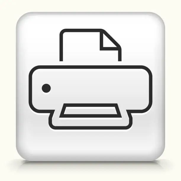 Vector illustration of Printer Icon