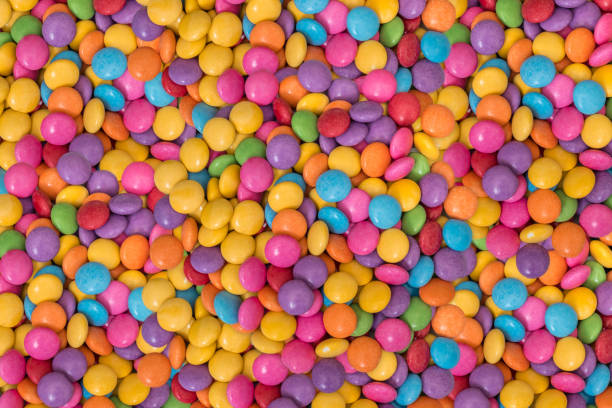 istock Pile of color chocolate candies 1220490189