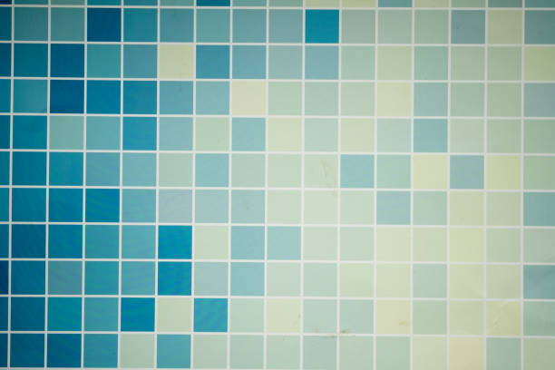 istock Seamless bathroom tiles mosaic texture background image 1220490237