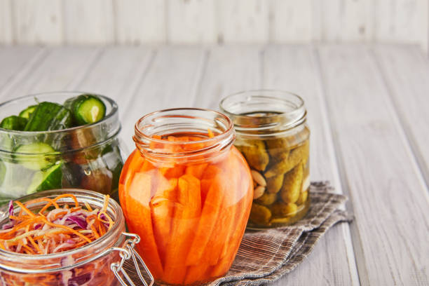 istock Fermented preserved vegetarian food concept 1220494691