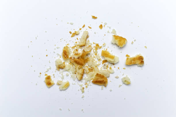 istock Crumbs of cookies isolated on white background. 1220498549