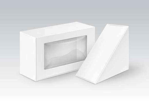 istock Set of Cardboard Boxes For Sandwich, Food, Gift 1220499575