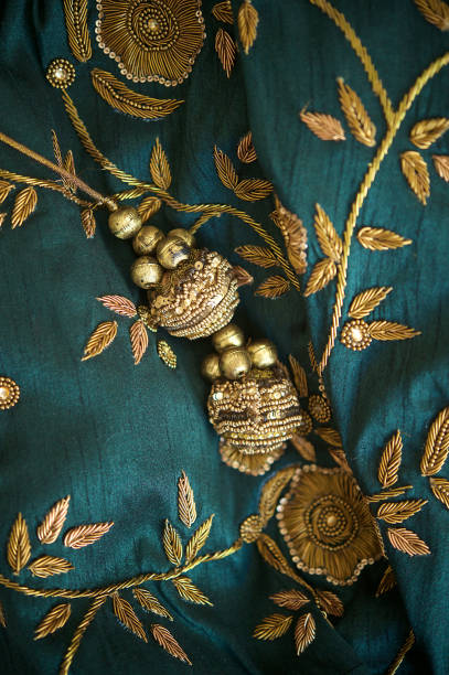 istock Traditional Indian Wedding Clothing Close-Ups 1220501280
