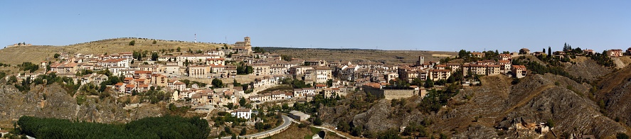 Scicli is a famous touristic destination in Sicily, its historical center is an expression of the creative genius of the late Baroque age, along with other 7 Val di Notoâs towns, panoramc view.