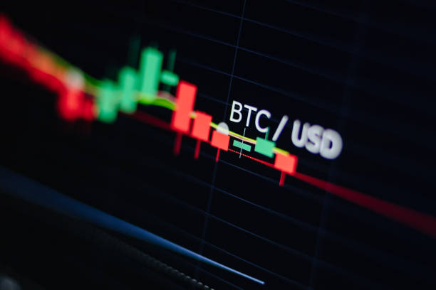 Bitcoin trade graph candlesticks online Bitcoin trade graph candlesticks online. Btc USD buy sell trade stocks. Blockchain cryptocurrency trading token photos stock pictures, royalty-free photos & images