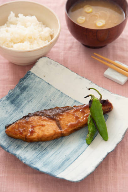 istock Japanese food, Yellow tail Teriyaki 1220505692