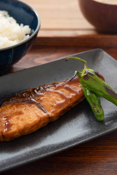 istock Japanese food, Yellow tail Teriyaki 1220505724