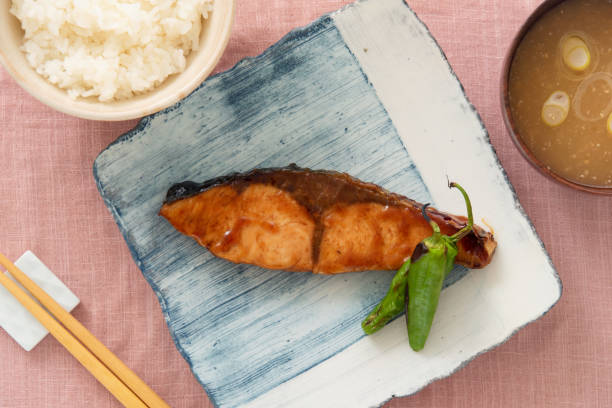 istock Japanese food, Yellow tail Teriyaki 1220505732