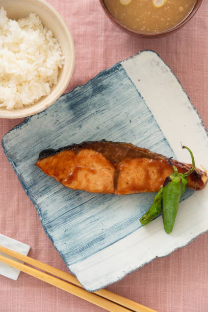 istock Japanese food, Yellow tail Teriyaki 1220506284