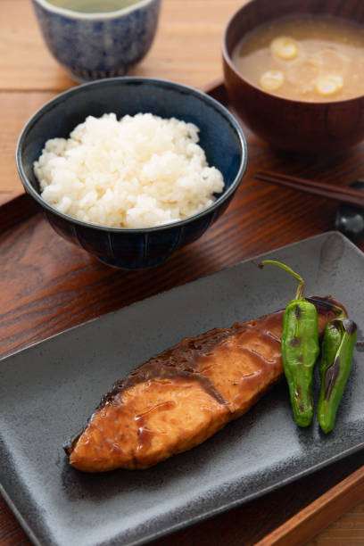 istock Japanese food, Yellow tail Teriyaki 1220506340