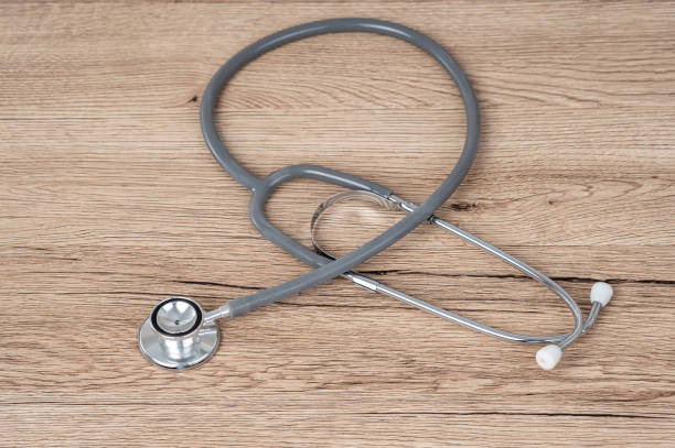 istock Stethoscope pace on the desk,Check up health concept. 1220510173