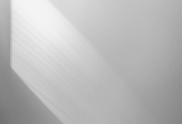 istock Soft shadow on wall, abstract lines by sunlight on wall, background 1220512142