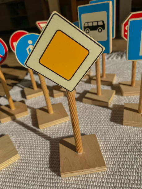 istock miniature road signs for children 1220513480