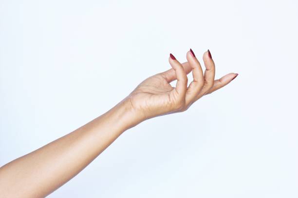istock Showing gesture woman hand. photo 1220517342