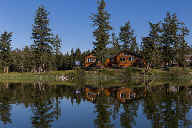 istock house by the lake 1220520491