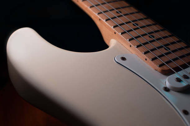 istock lectric guitar closeup detail 1220528982