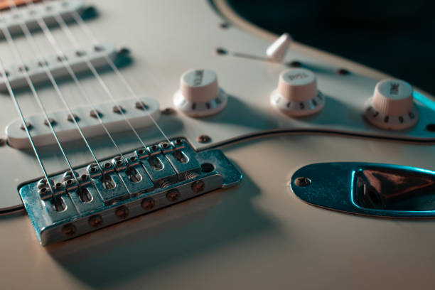 istock lectric guitar closeup detail 1220528992