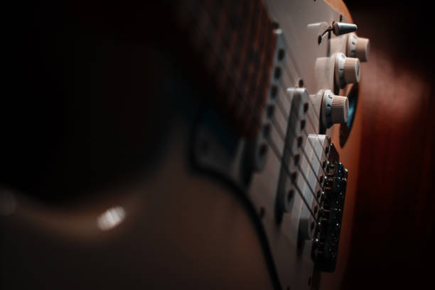 istock lectric guitar closeup detail 1220529061