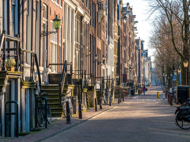 istock Dutch canal houses 1220529635