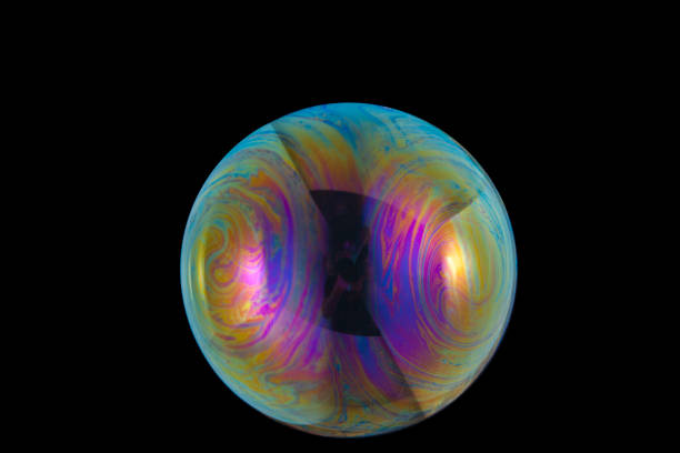 istock High resolution close up of a soap bubble, abstract shot 1220537050