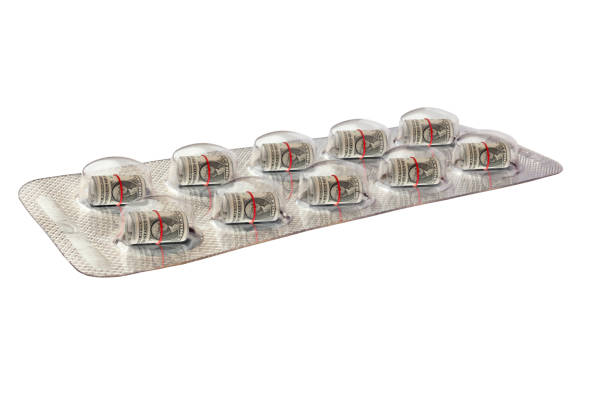 istock Ten Rolled up Dolares in a Blister Pack 1220540058