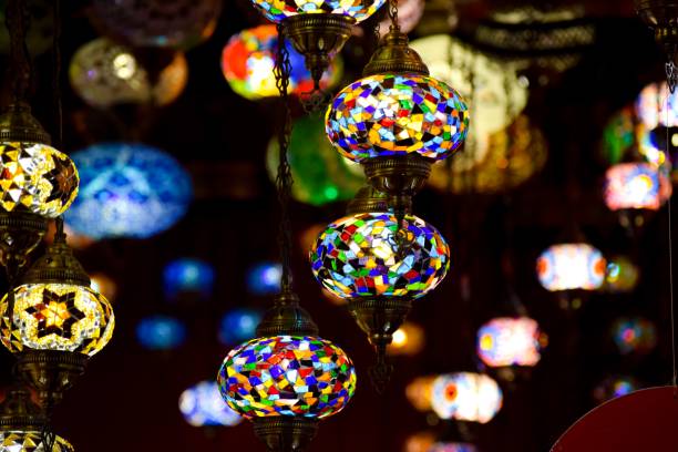 istock Colorful fancy lights 1220542644