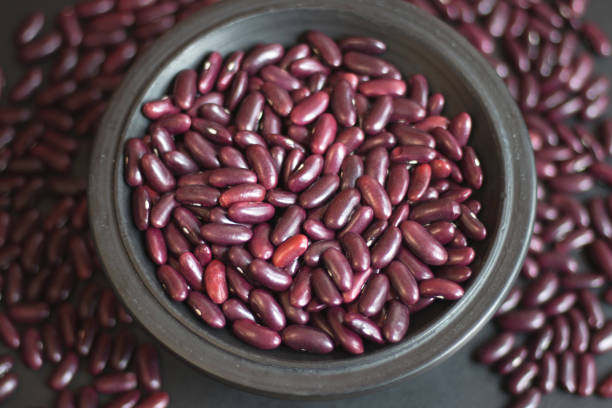 The kidney beans displayed with the background