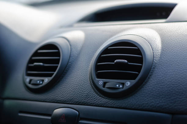 istock Elements of a car air conditioning. 1220551444