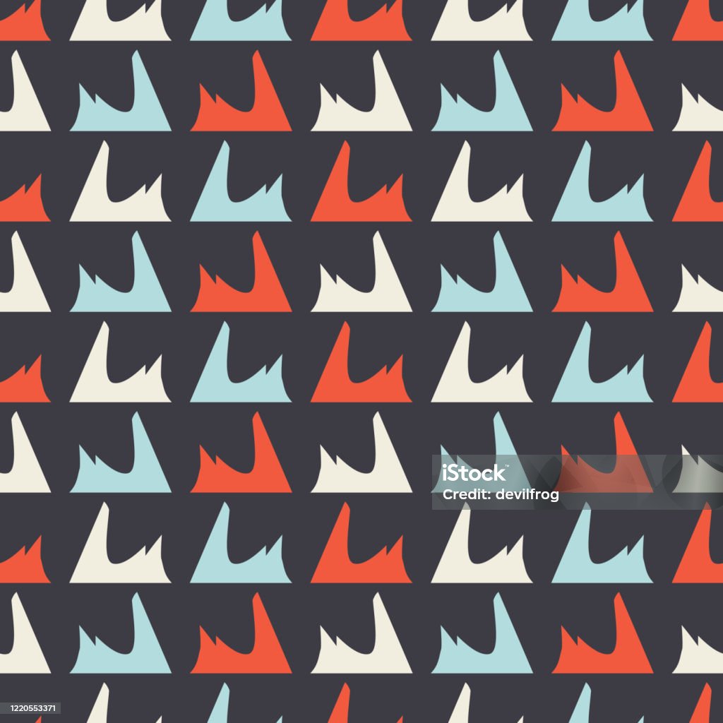 Alternate Pattern Examples Seamless Pattern With Alternating Geometric Shapes Stock Illustration ...