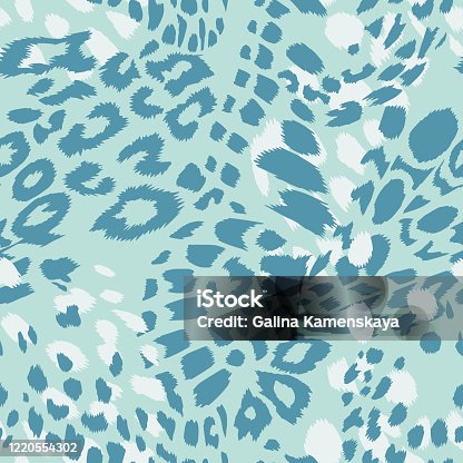 istock Leopard spotted print skin fur texture seamless pattern 1220554302