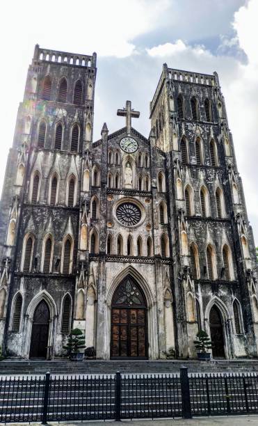 istock Gothic Cathedral in Hanoi 1220556352