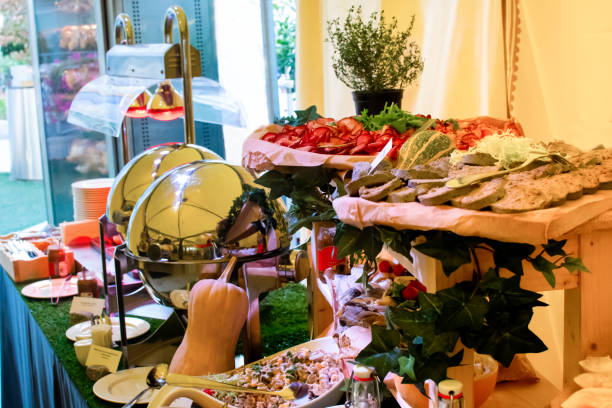 istock Fresh Food Buffet Brunch Catering Dining Eating 1220557529