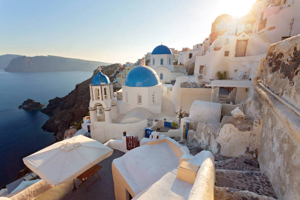 istock Island of Santorini, Greece 1220558437