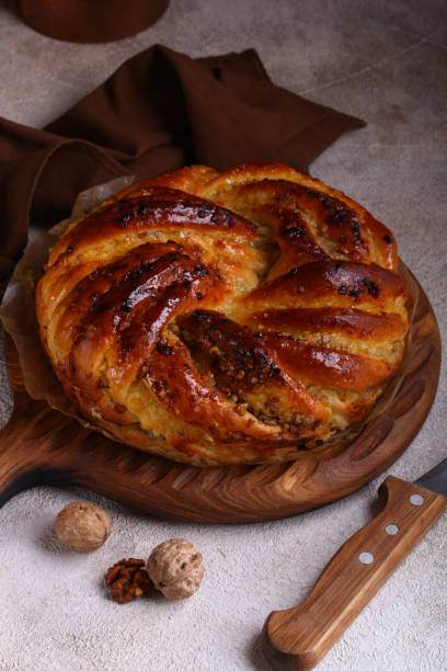 istock hazelnut cake with orange 1220562370