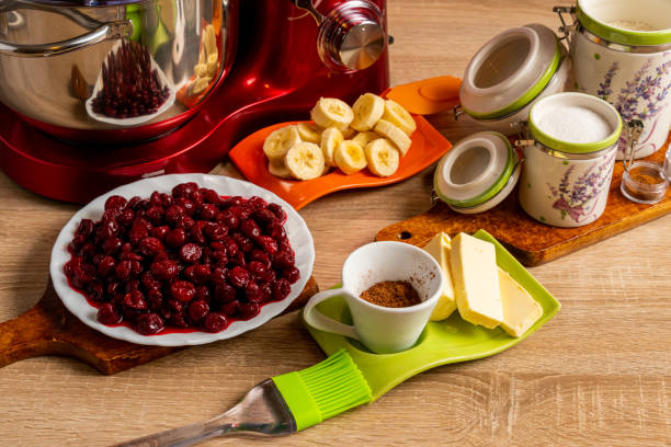 istock Close up view of some ingredients for muffin making 1220564229