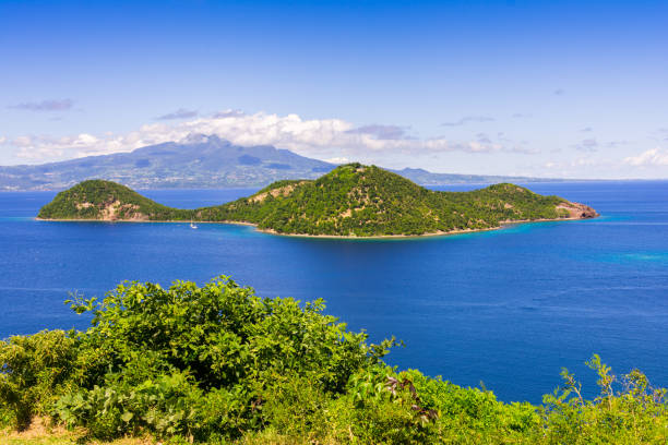 Terre-de-Haut Island, Les Saintes, Guadeloupe archipelago stock photo