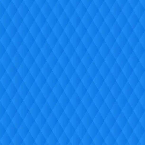 Vector illustration of Abstract Blue Polygonal Rhombus Background.