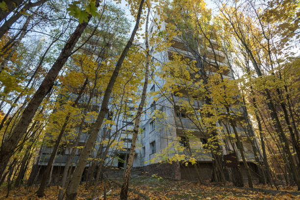 istock Ghost town Pripyat in Chernobyl zone 1220576662