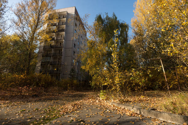 istock House in abandoned ghost town Pripyat in Chernobyl zone 1220576761