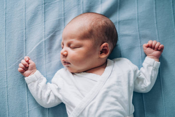 istock Cute newborn baby 1220581543