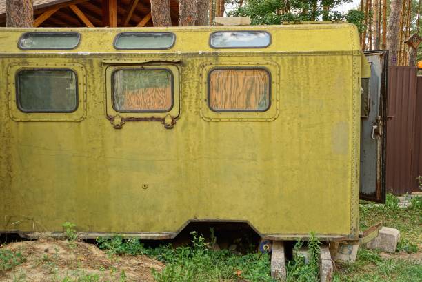 istock one large iron green military trailer with windows 1220583564