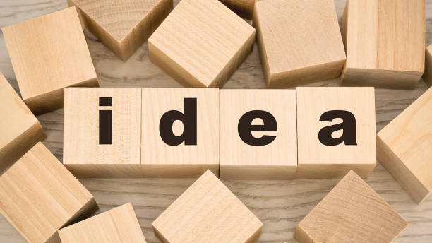 istock idea word on wooden blocks business concept 1220583609