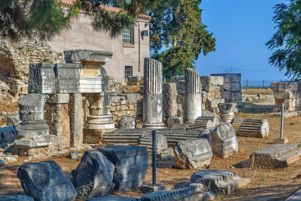 istock Ruins of Ancient Corinth, Greece 1220584441