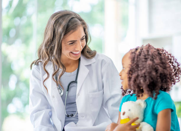 istock Child at medical appointment 1220588154