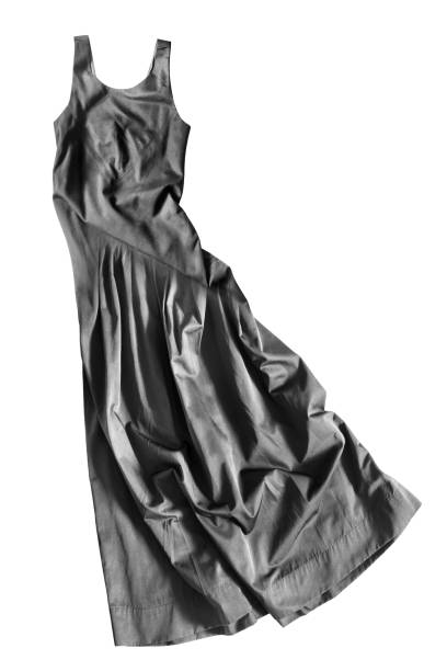 istock Black dress isolated 1220589570