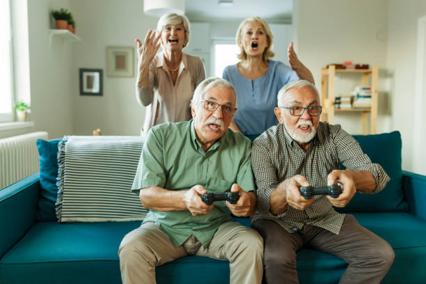 istock Group of Seniors Having a Great Time 1220591905