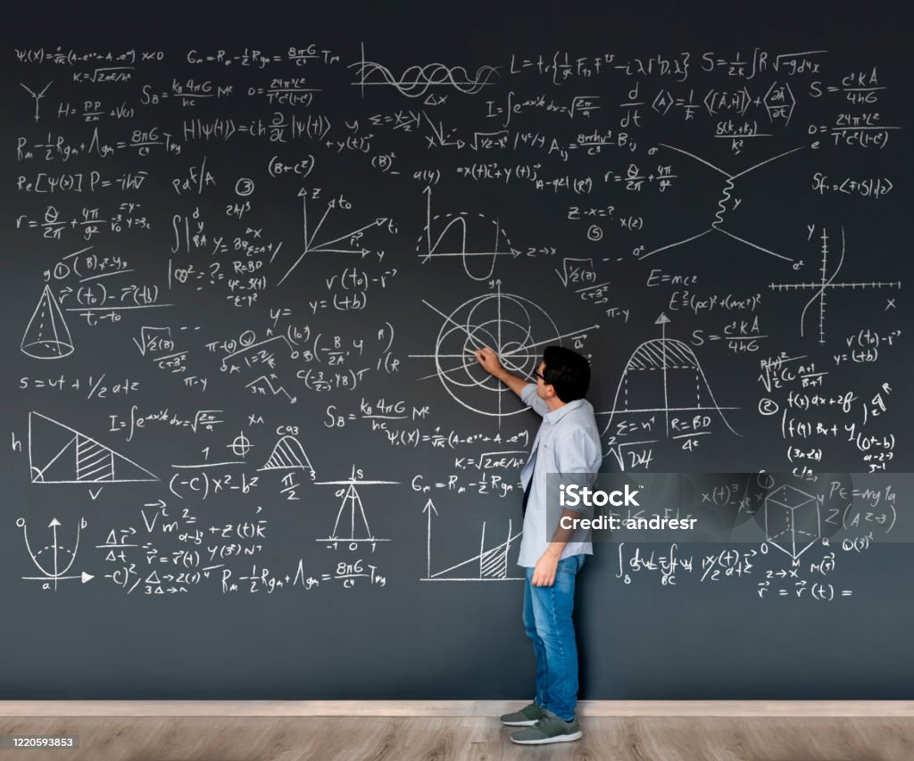 Math teacher writing formulas on a blackboard Math teacher writing formulas on a blackboard - complex mathematics concepts Chalkboard - Visual Aid Stock Photo Math teacher writing formulas on a blackboard Math teacher writing formulas on a blackboard - complex mathematics concepts Chalkboard - Visual Aid Stock Photo