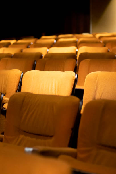 istock Yellow chair in a theater 1220594103